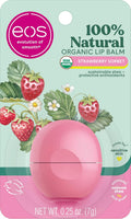 eos Smooth Sphere Lip Balm, Strawberry Sorbet, 7 g (0.25 oz)