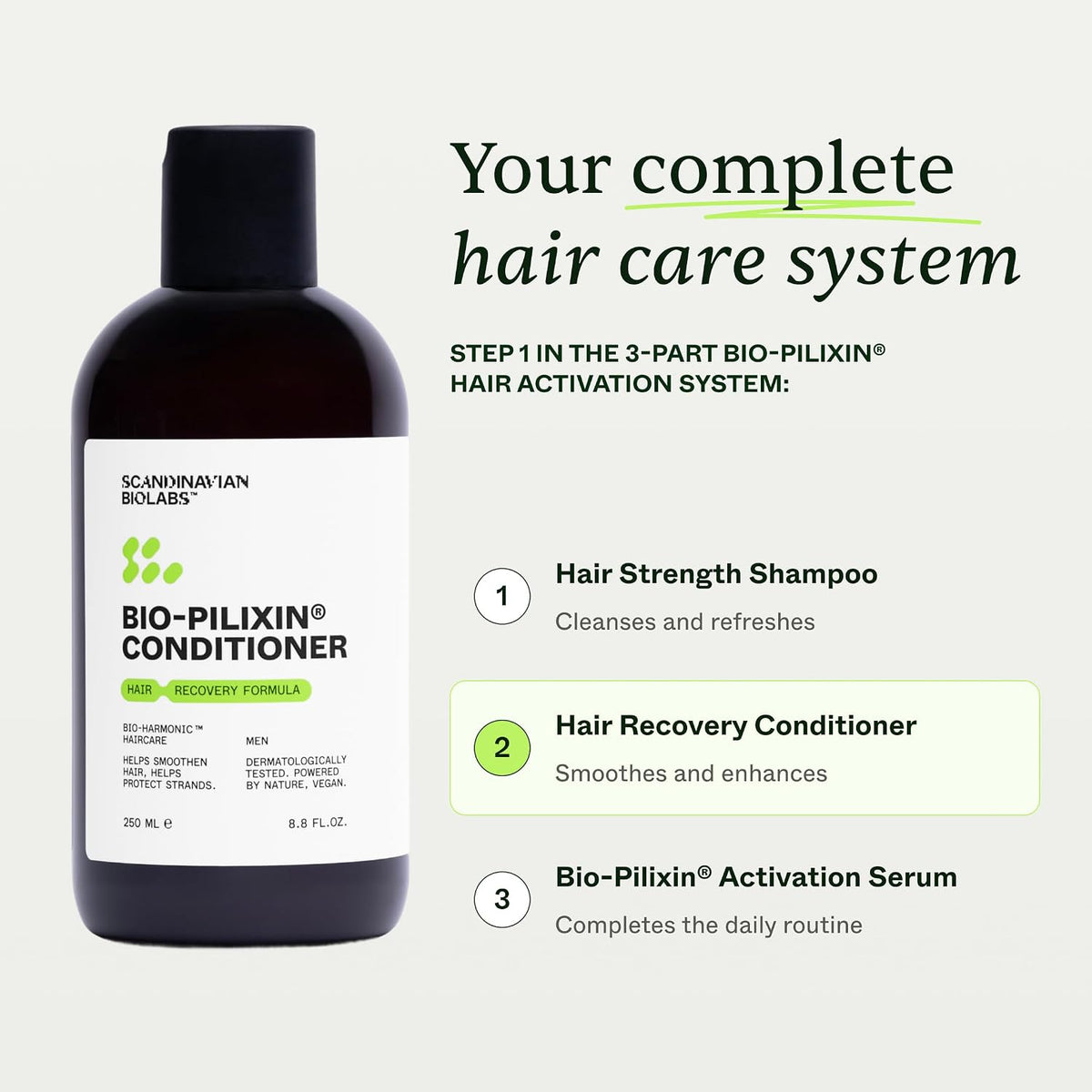 Scandinavian Biolabs Bio-Pilixin Conditioner for Men 8.8 fl oz - view 6