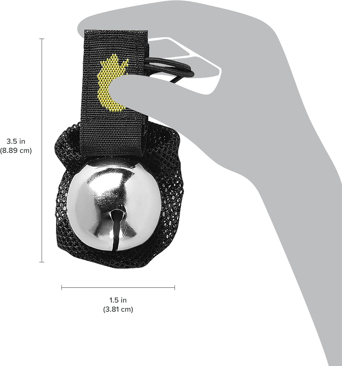 Coghlan's Magnetic Bear Bell with Silencer, Silver - view 5