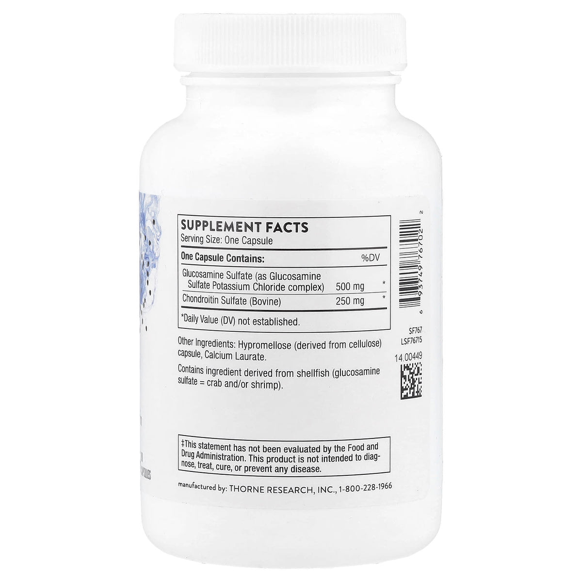 Thorne Glucosamine & Chondroitin, 90 Capsules - view 2