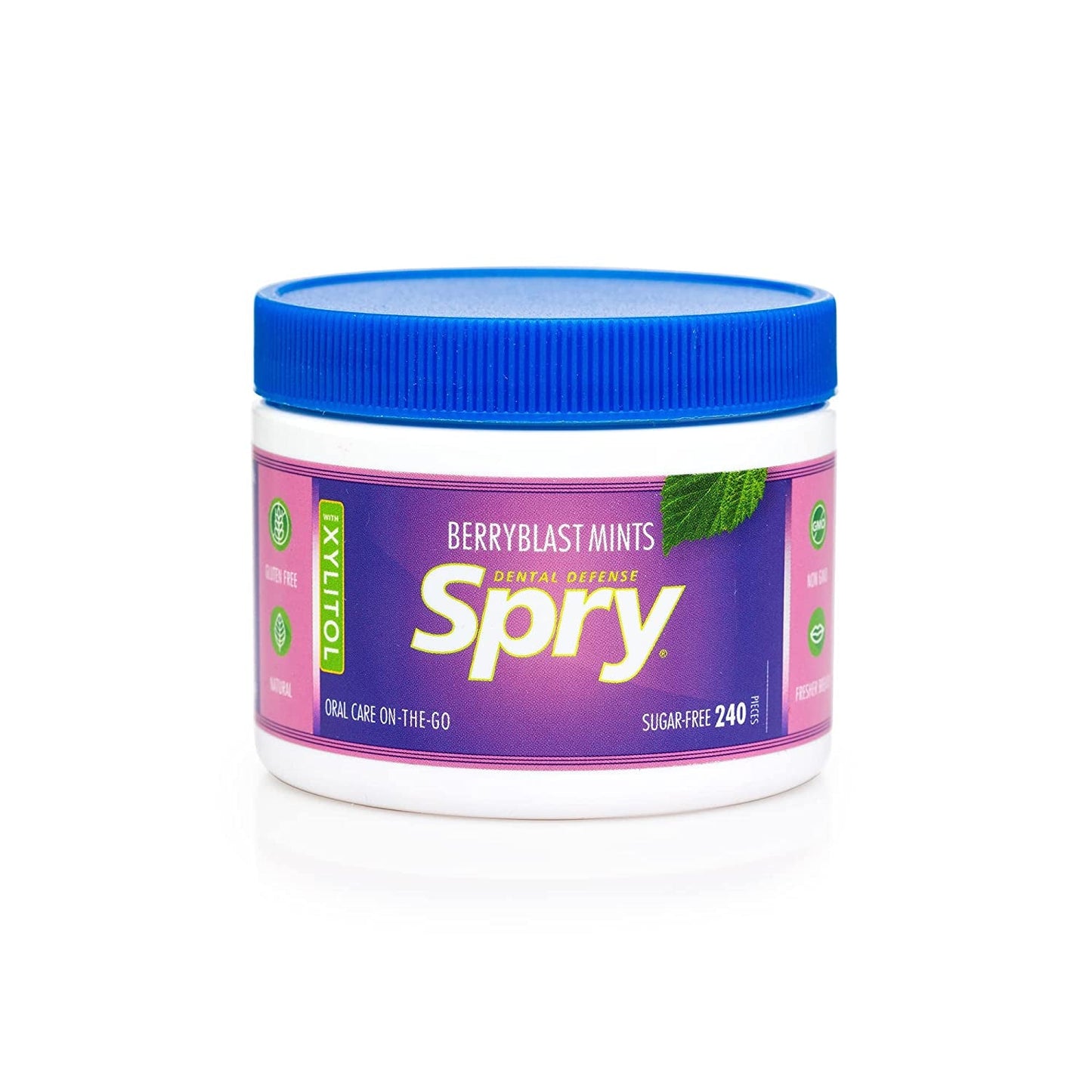 Spry Xylitol Mints, Natural Berry Blast, 240Ct