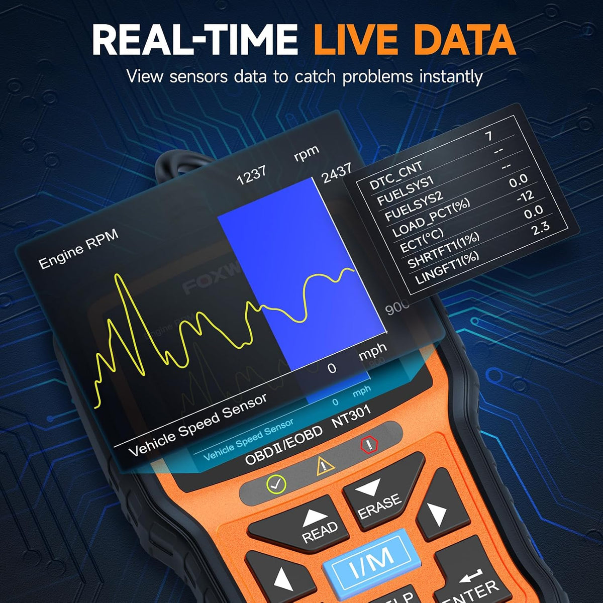 FOXWELL NT301 OBD2 Scanner Code Reader - view 6