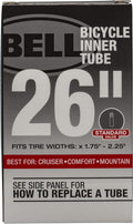 Bell Bike Inner Tube, 26 x 1.75-2.25 Inch, Schrader Valve