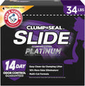 Arm & Hammer Slide Platinum Easy Clean-Up Clumping Cat Litter, 34 lb