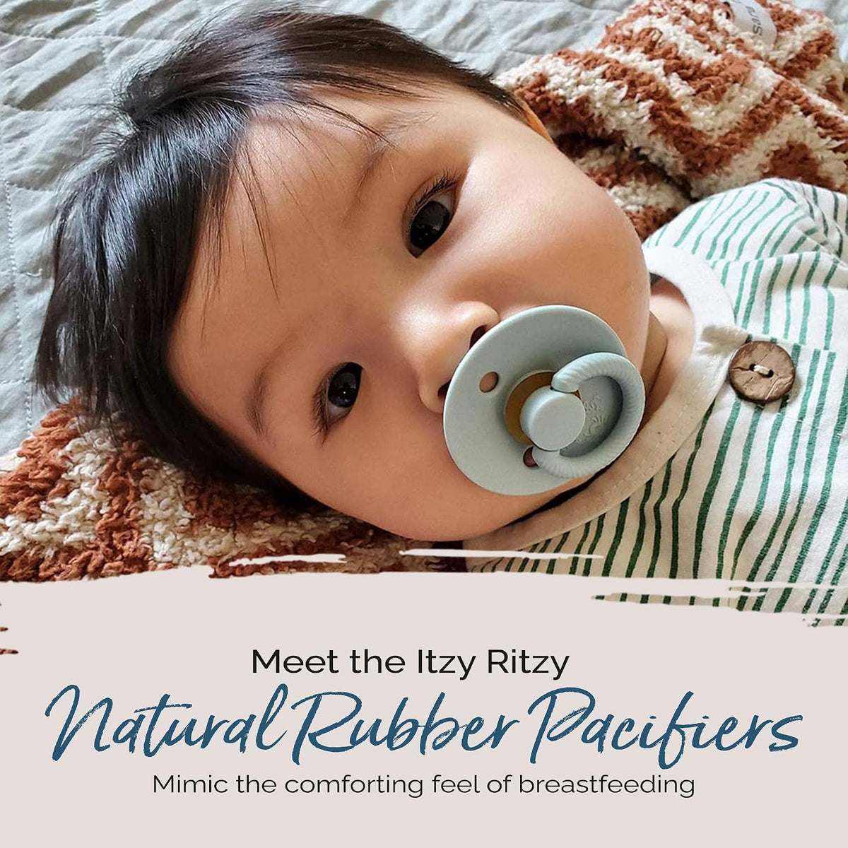 Itzy Ritzy Natural Rubber Dummies 0-6 Months, Set of 2, Harbor & Coast - view 6