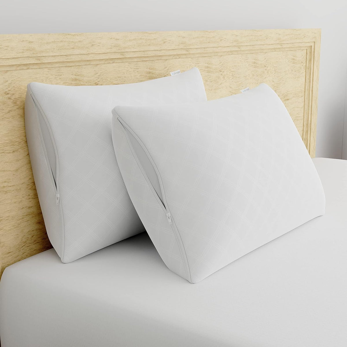 AllerEase Premier Zipper Pillow Protectors, Standard/Queen, 4 Pack - view 6