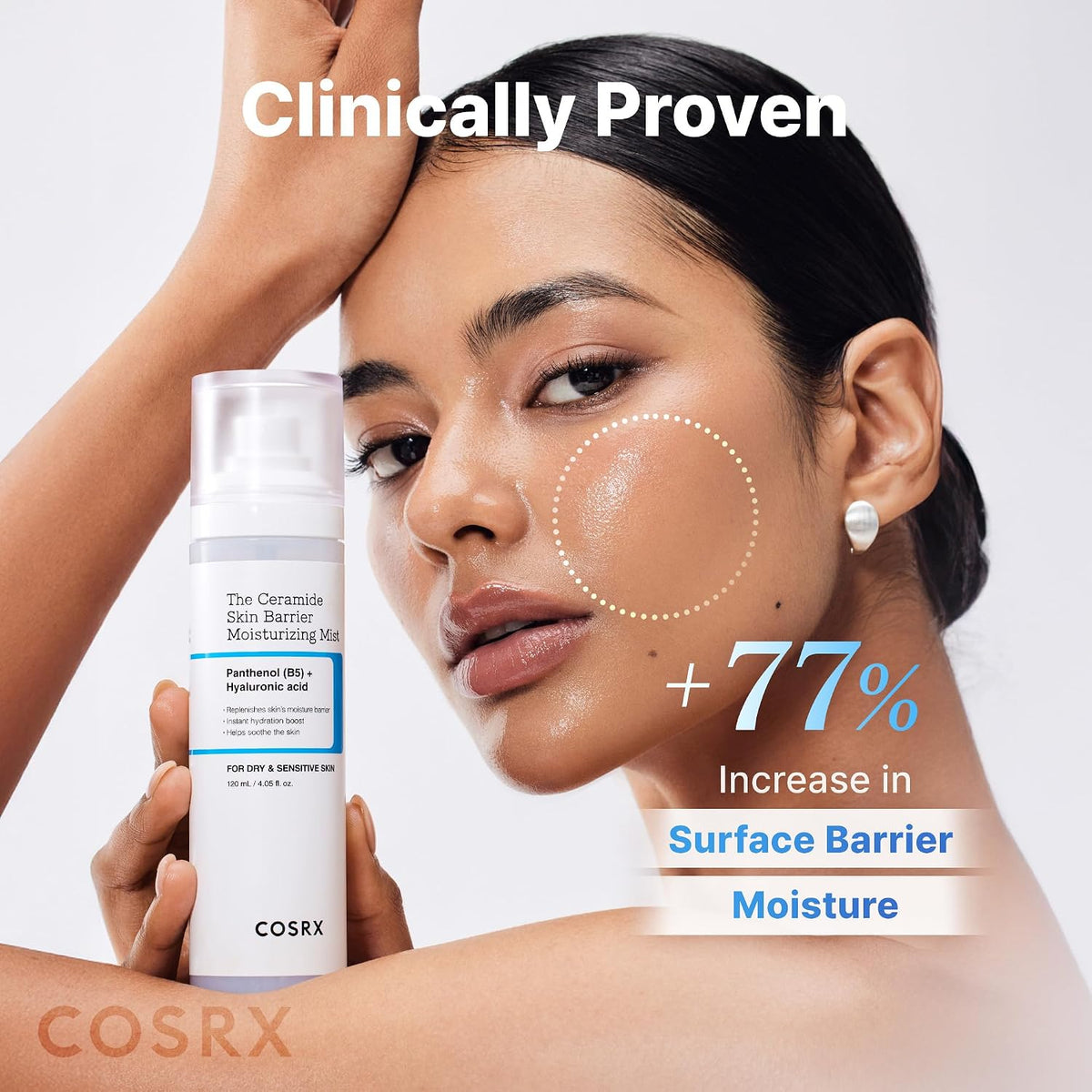 COSRX Barrier Cream Face Mist, Ceramide and Hyaluronic Acid, 4.06 fl oz (120ml) - view 6
