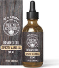 Viking Revolution Beard Oil, Spiced Vanilla, 30 ml (1 fl oz)