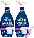 Downy Wrinkle Releaser Plus Light Fresh Scent 1 L (33.8 fl oz), Pack of 2
