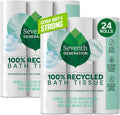 Seventh Generation 100% Recycled 2-Ply Toilet Paper, 48 Rolls