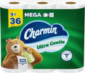 Charmin Ultra Gentle Toilet Paper, 9 Mega Rolls, 231 Sheets Each