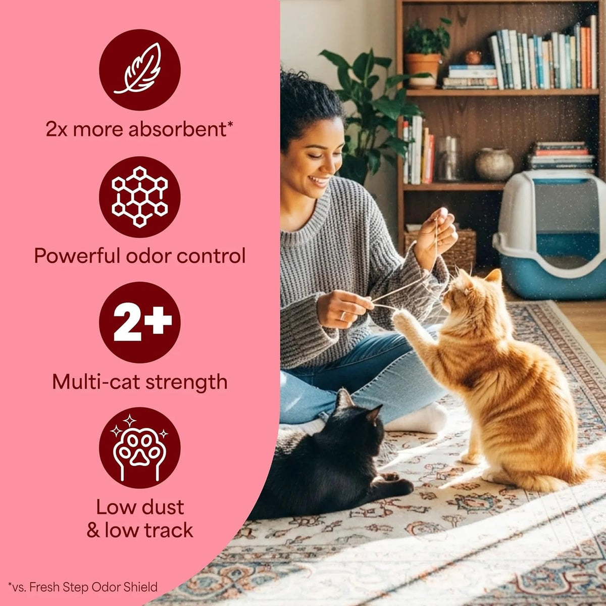 Fresh Step Clean Care Crystal Cat Litter, 8 lb, Pack of 2 - view 6