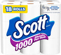 Scott 1000 Toilet Paper 18 Rolls, 1000 Sheets per Roll