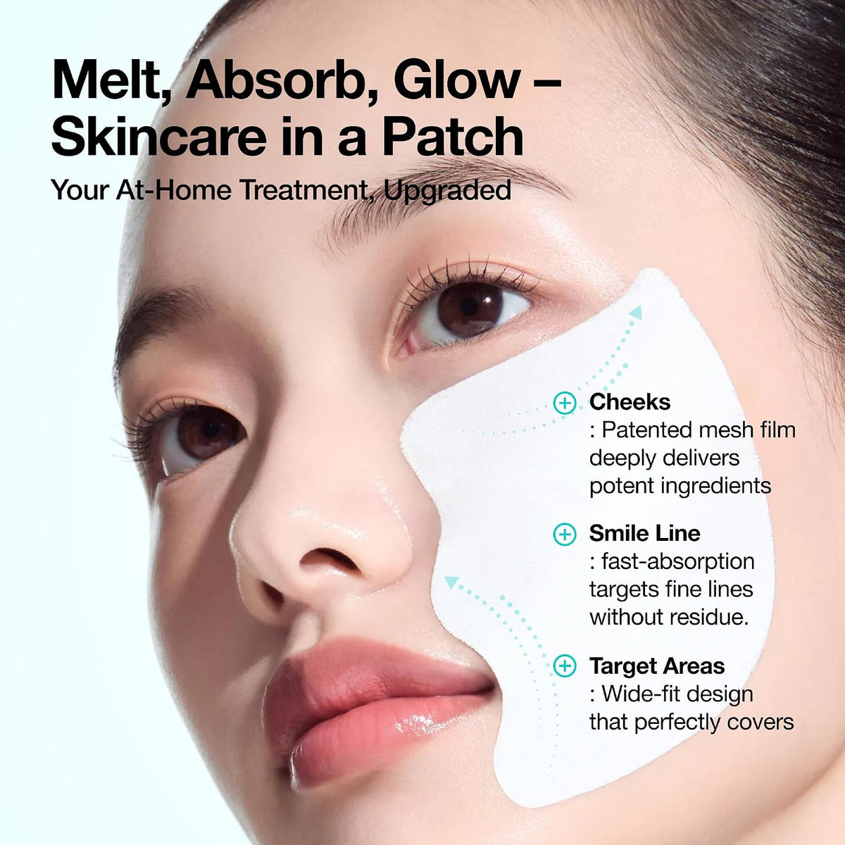 Anua Salmon DNA PDRN Collagen Melting Patch for Glass Skin (2 Pairs x 4) - view 6