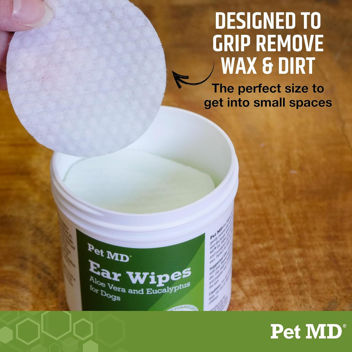 Pet MD Dog Ear Cleaning Wipes, 100 Count - view 6