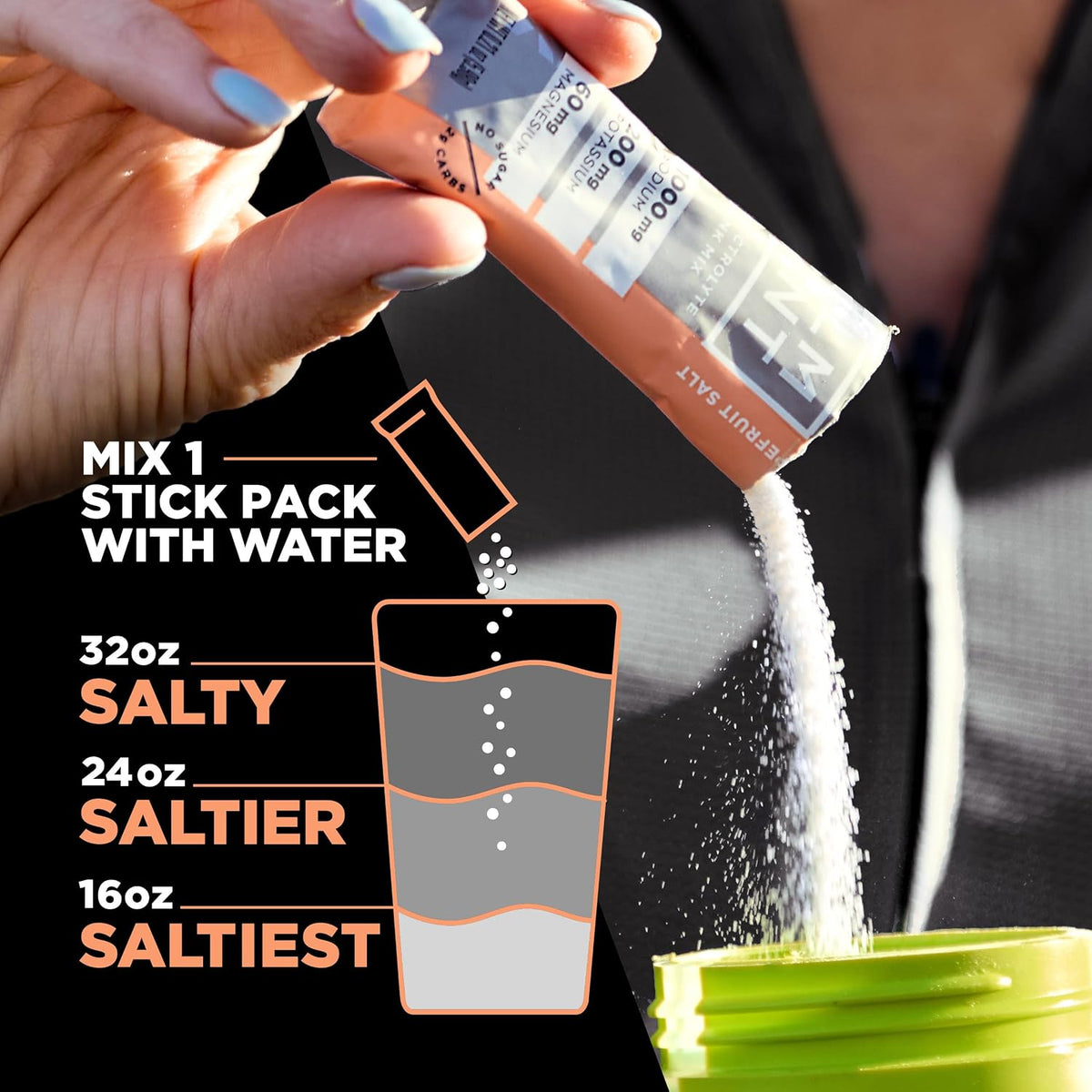 LMNT Zero Sugar Electrolyte Drink Mix Grapefruit Salt 30 Count - view 6