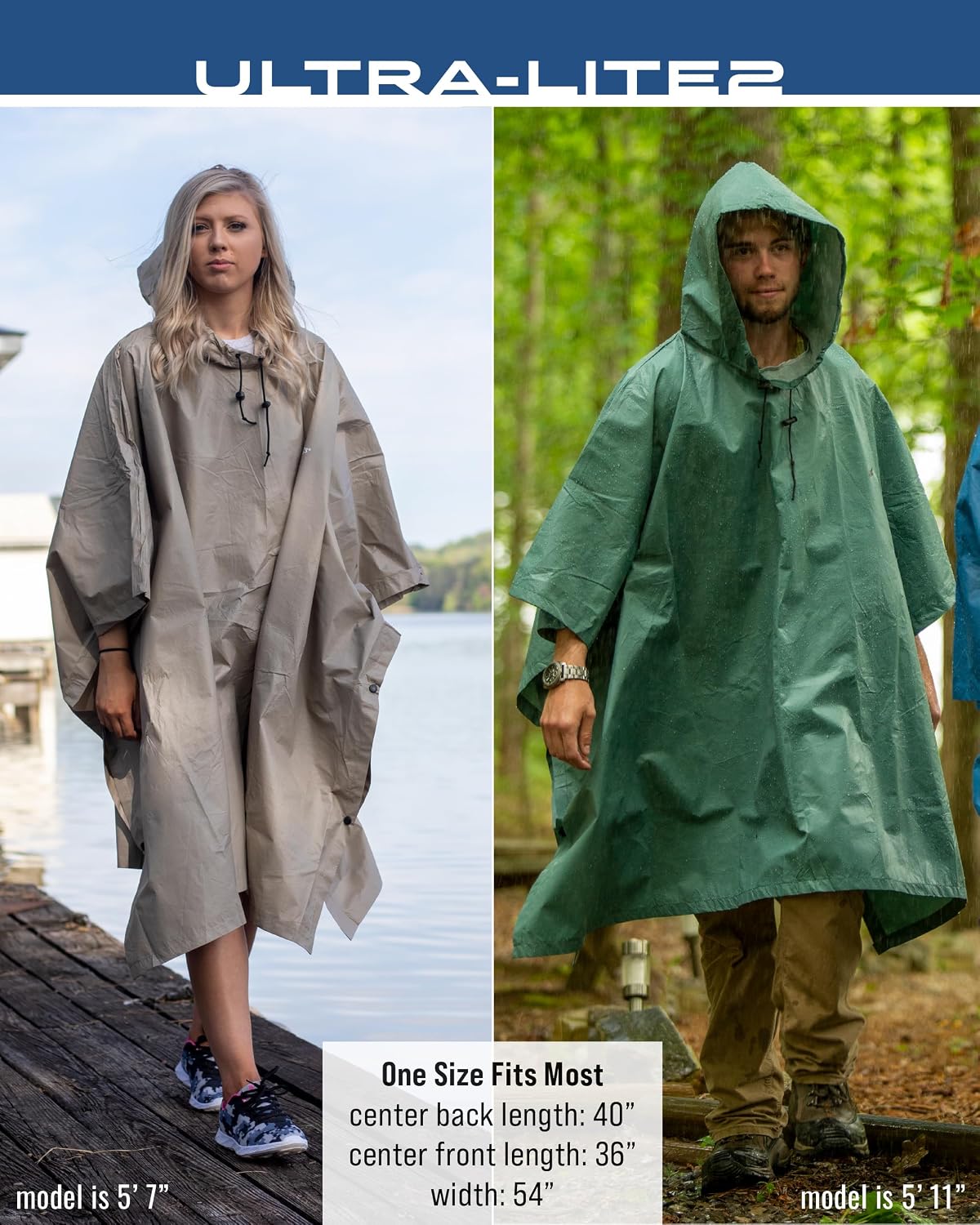 FROGG TOGGS Ultra-Lite2 Reusable Waterproof Breathable Poncho - view 6