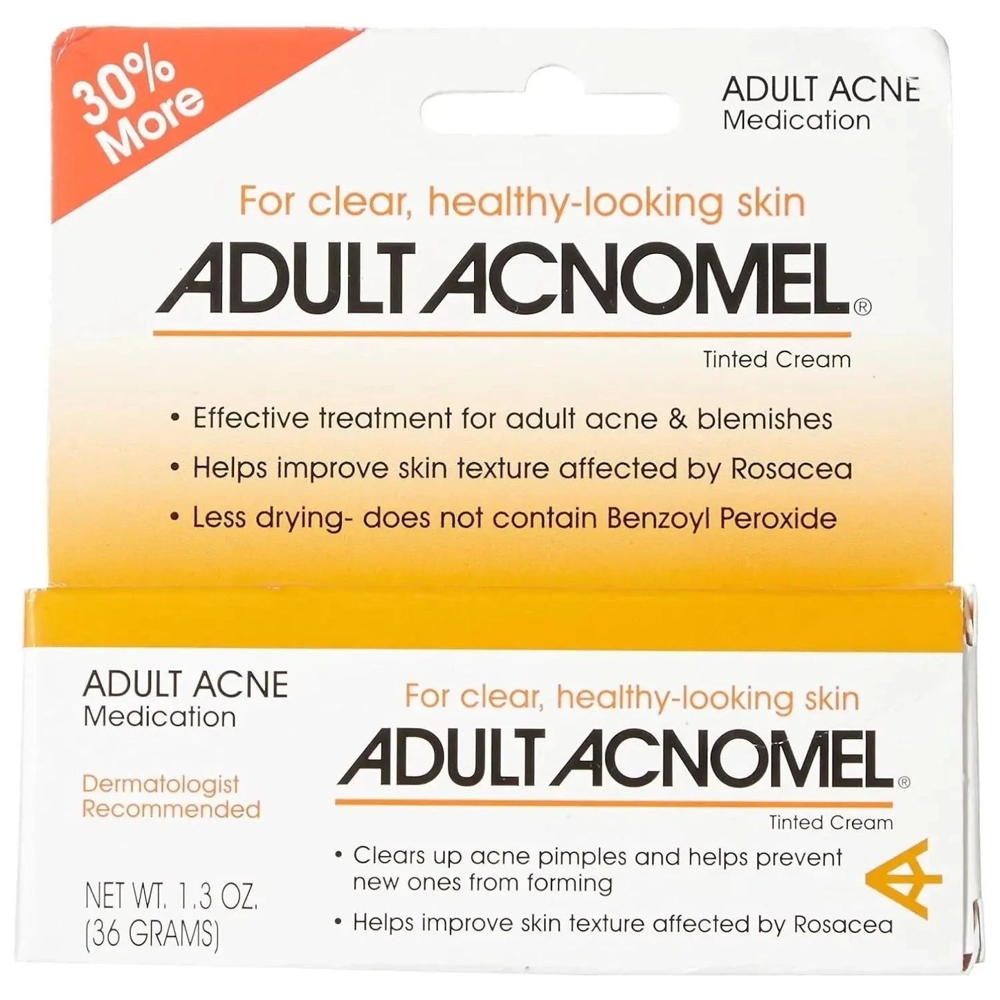 Adult Acnomel, Adult Acnomel Acne Medication Cream, 1.3 oz - USA in UK