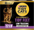 Purina Tidy Cats Performance Plus Tidy Feet Cat Litter, Unscented, 22 lb Box
