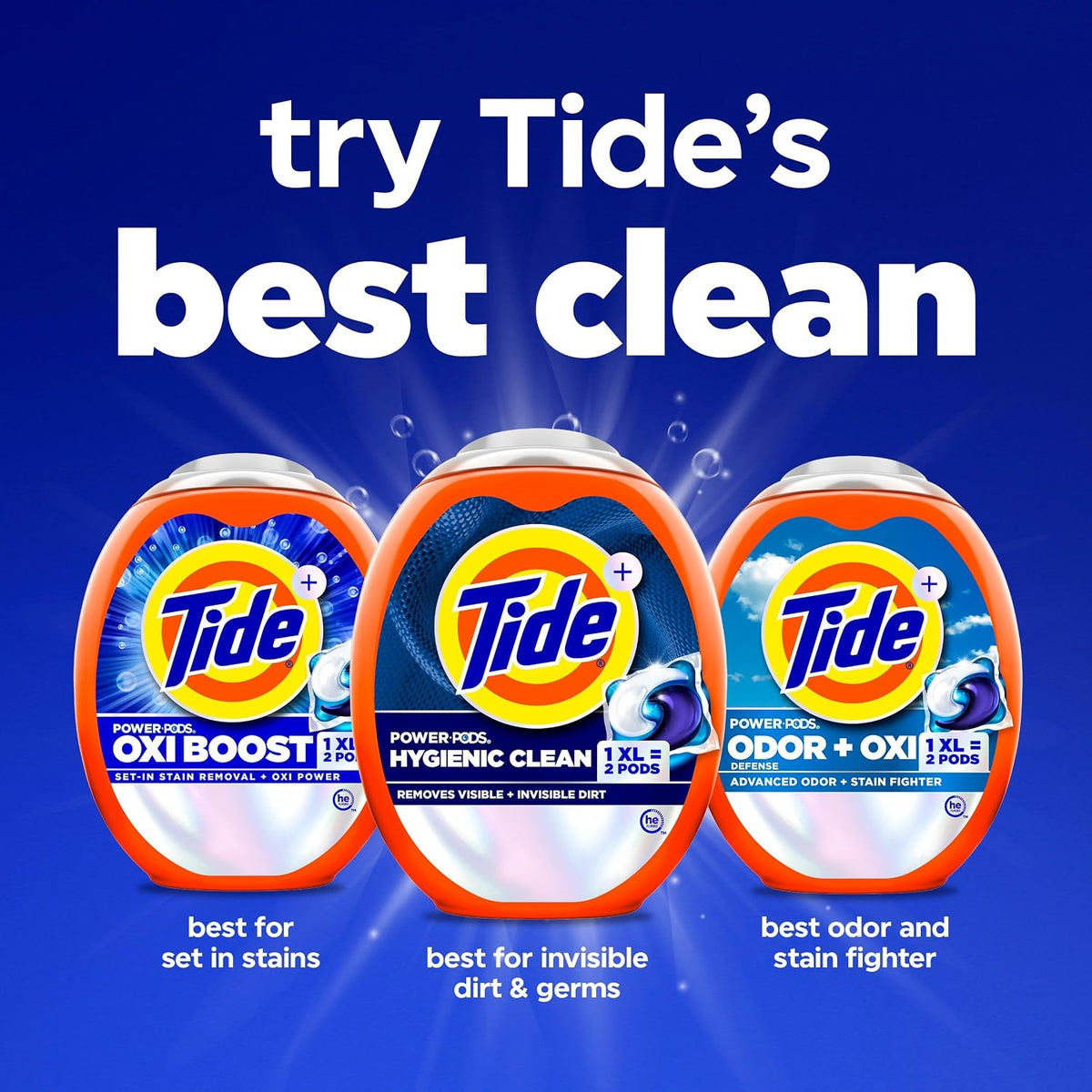 Tide Hygienic Clean Power PODS Laundry Detergent, Original, 25 Count - view 6