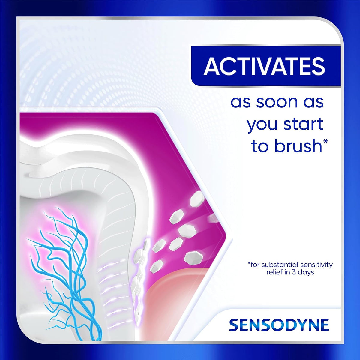 Sensodyne Clinical Repair Whiten and Shine Toothpaste 3.4 oz, Pack of 3 - view 6