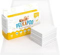 Peekapoo Disposable Baby Changing Pad Liners, Pack of 50