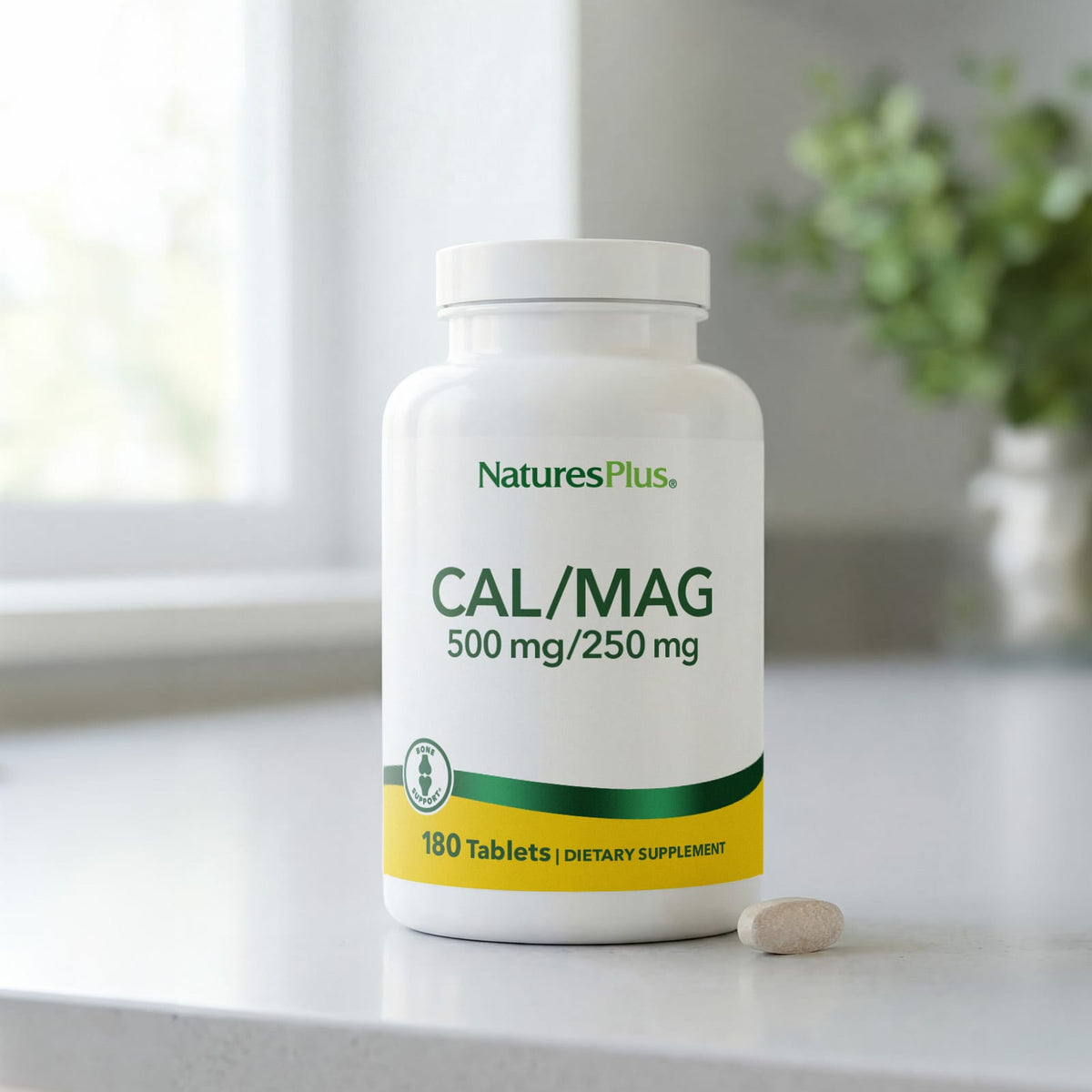 NaturesPlus Cal/Mag, 180 Tablets - view 5