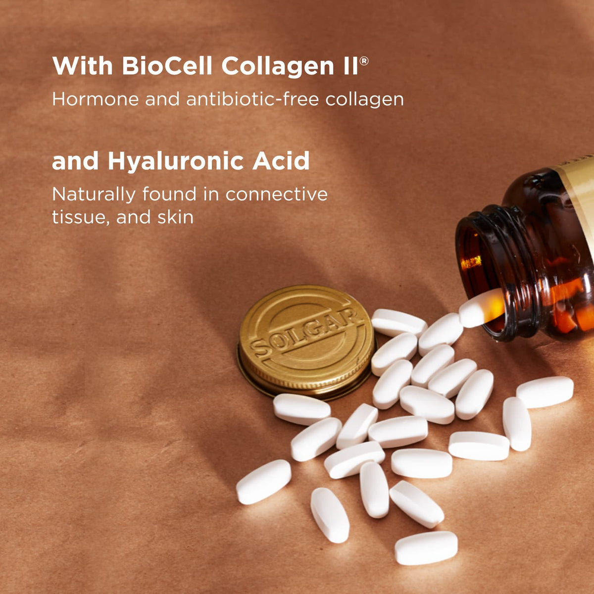 Solgar Glucosamine Hyaluronic Acid Chondroitin MSM, 60 Tablets - view 5