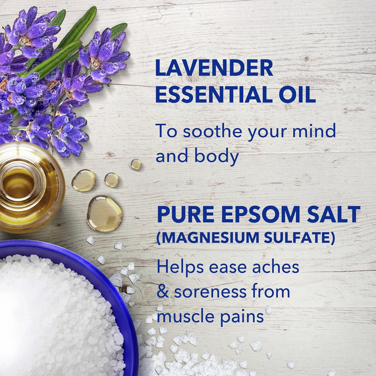 Dr Teal's Lavender Epsom Salt Bath Soak, 48 oz - view 6