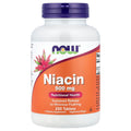 NOW Foods Niacin 500 mg, 250 Tablets