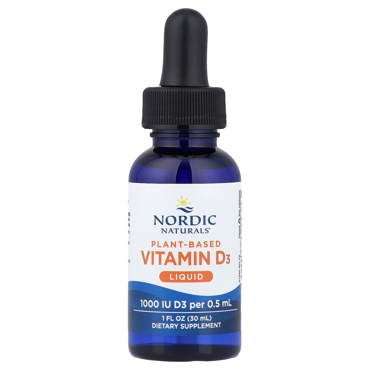 Nordic Naturals Vitamin D3 Liquid, Plant-Based, Great Apple, 30 ml (1 fl oz) - view 3