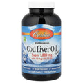 Carlson Wild Norwegian Cod Liver Oil Gems 1,000 mg, 250 Soft Gels