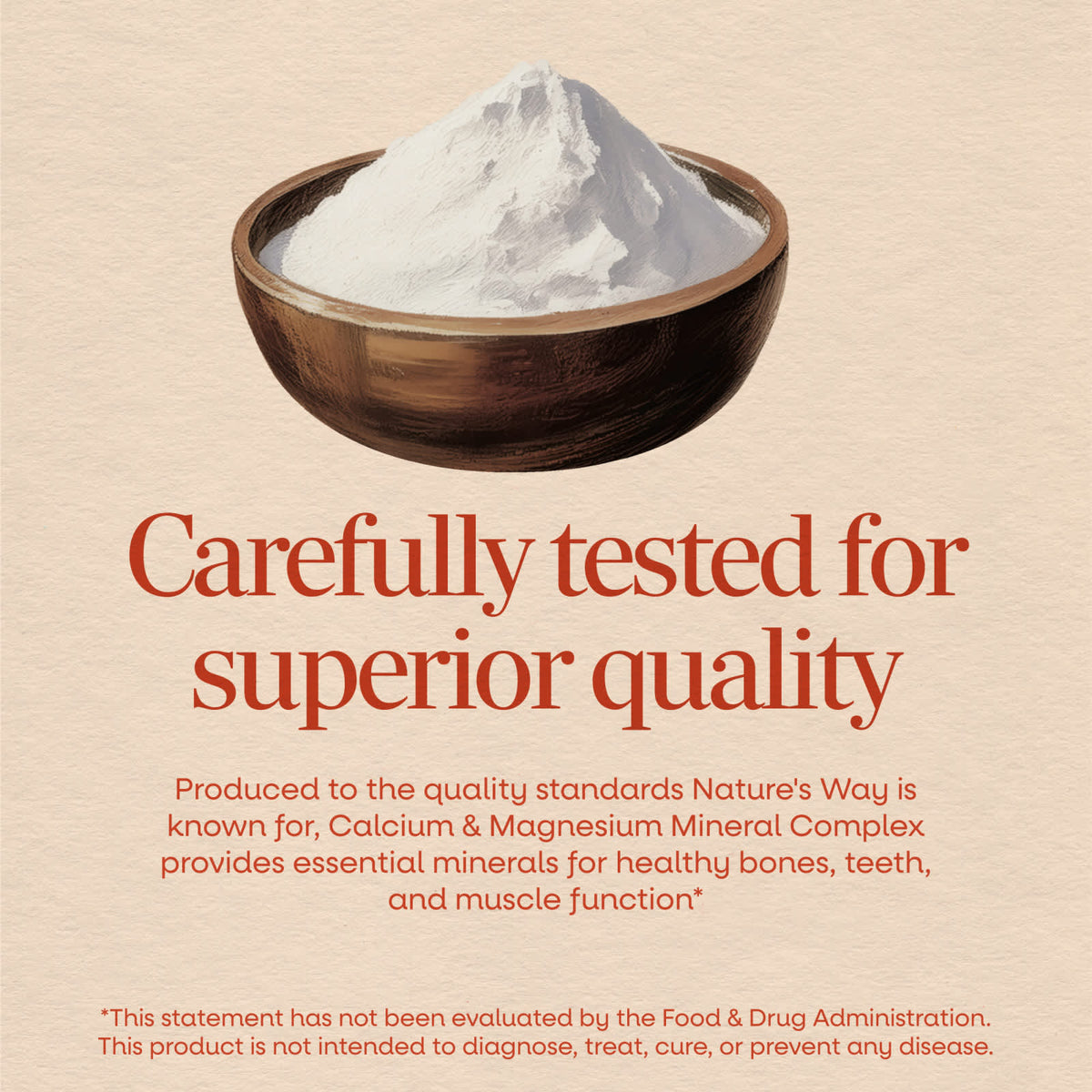 Nature's Way Calcium & Magnesium Mineral Complex, 250 Capsules - view 6