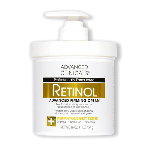 Advanced Clinicals Retinol Body Cream & Face Moisturiser 454 g