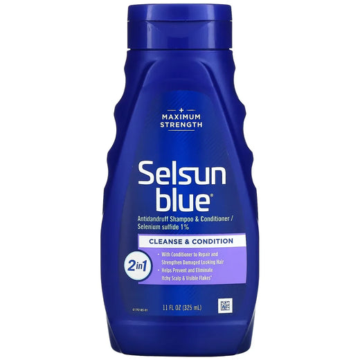 Selsun Blue Antidandruff Shampoo and Conditioner 1% Selenium Sulfide 11 fl oz (325 ml)