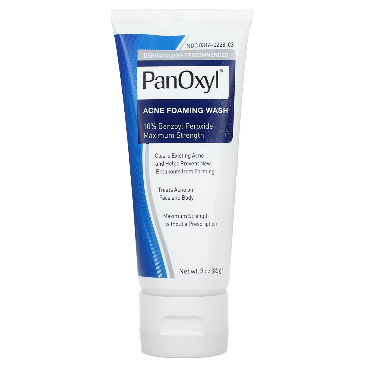 PanOxyl, Acne Foaming Wash, Maximum Strength, 3 oz (85 g)