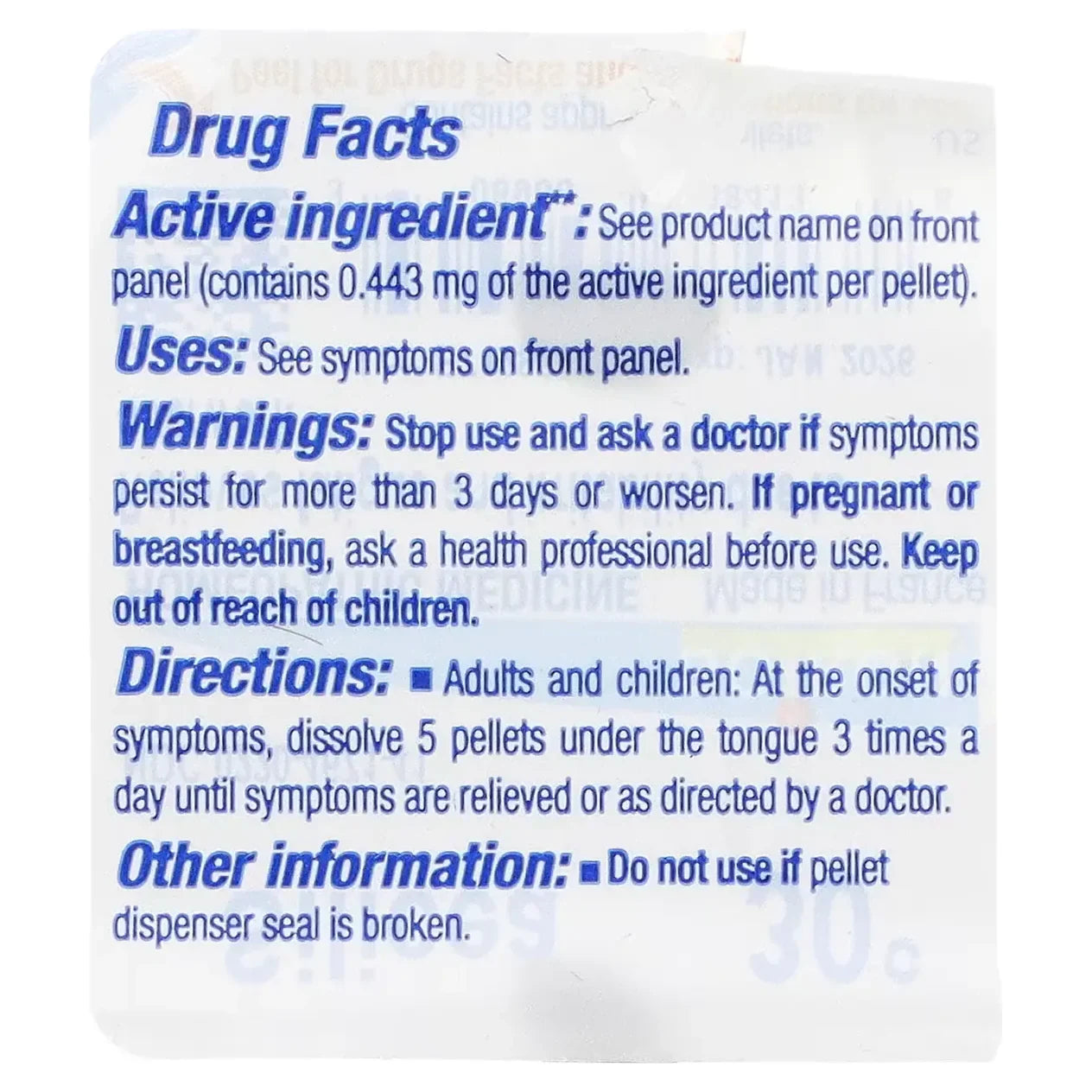 Boiron Silicea 30C – Homeopathic Remedy for Fatigue 80 Pellets - USA in UK