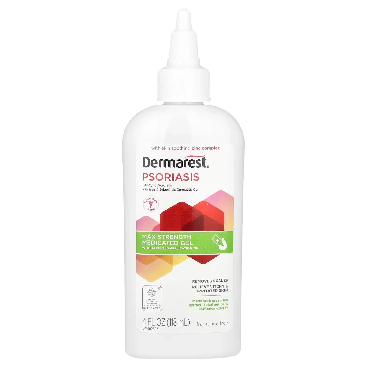 Dermarest, Psoriasis, Maximum Strength Medicated Gel, Fragrance Free, 4 fl oz (118 ml) - USA in UK