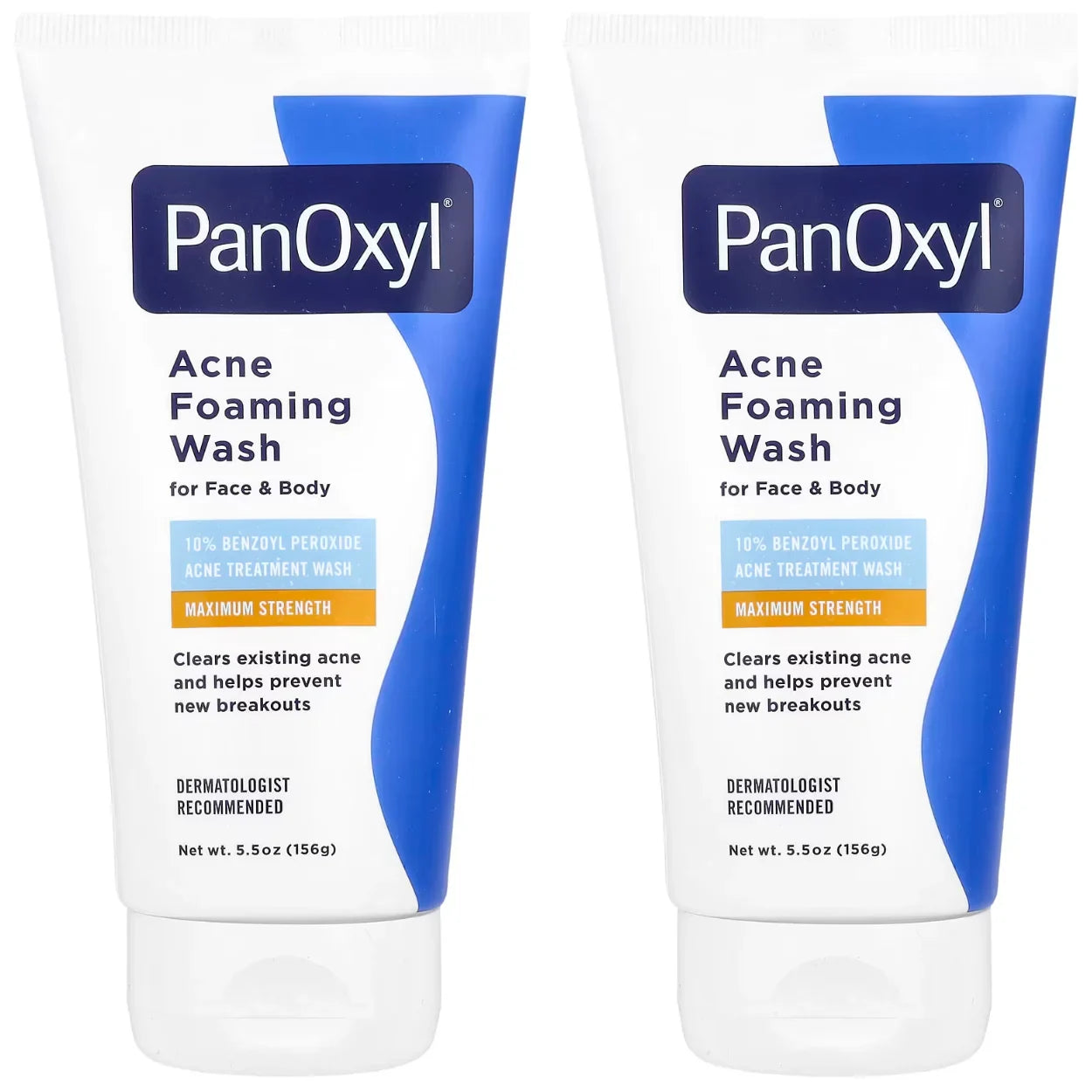 PanOxyl Acne Foaming Wash 10% Benzoyl Peroxide 5.5 oz (Pack of 2) - USA in UK