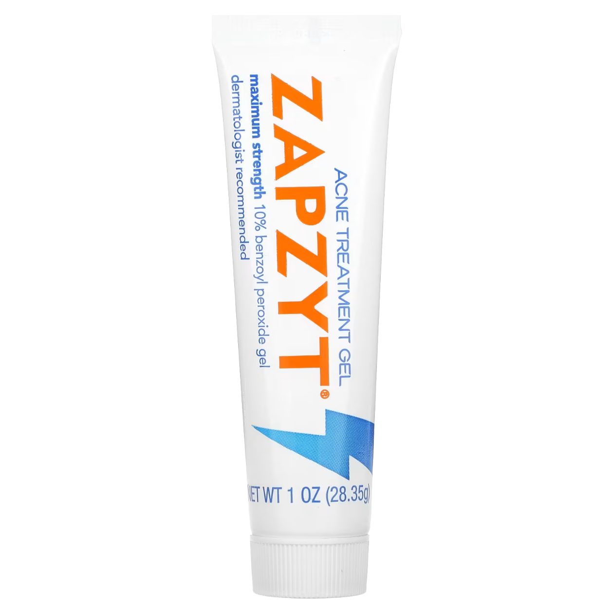 Zapzyt Maximum Strength 10% Benzoyl Peroxide Acne Treatment Gel 1 oz