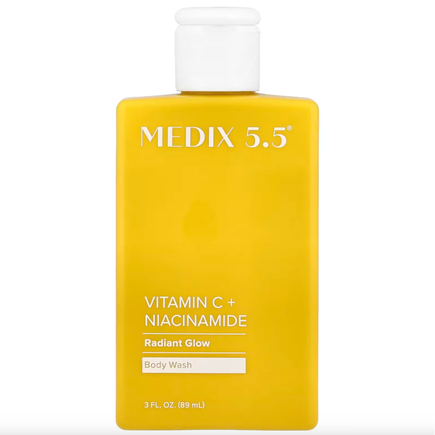Medix 5.5, Body Wash, Radiant Glow, Vitamin C + Niacinamide, 3 fl oz (89 ml)