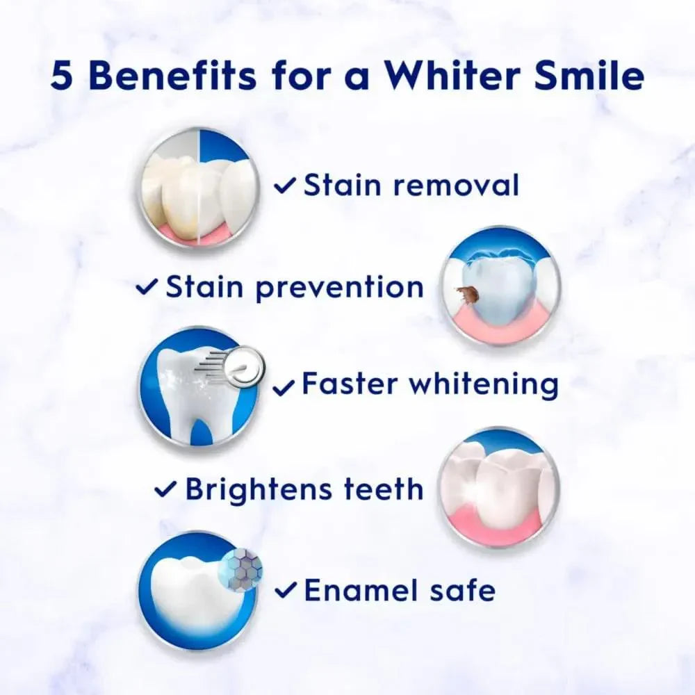 Crest 3D White Brilliance Bright Mint Teeth Whitening Toothpaste, 4.3 Oz Pack of 3, 100% More Surface Stain Removal, 24 Hour Active Stain Prevention, Whiter Teeth in 3 Days - USA in UK