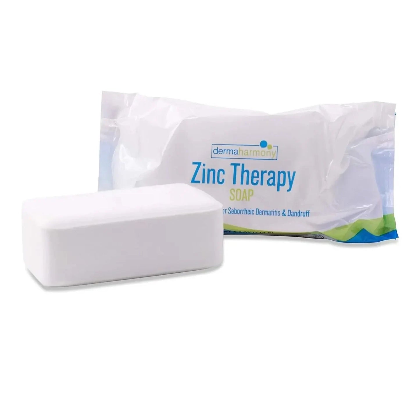 Dermaharmony 2% Pyrithione Zinc (Znp) Bar Soap 4 Oz - Crafted for Those with Skin Conditions - Seborrheic Dermatitis, Dandruff, Psoriasis, Eczema, Etc. - USA in UK