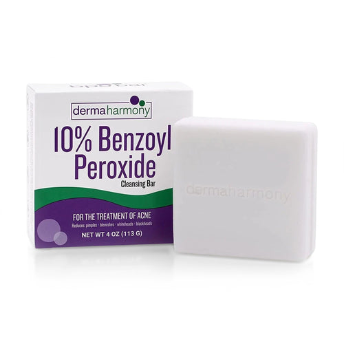 DermaHarmony Benzoyl Peroxide Cleansing Bar 10% 4 oz