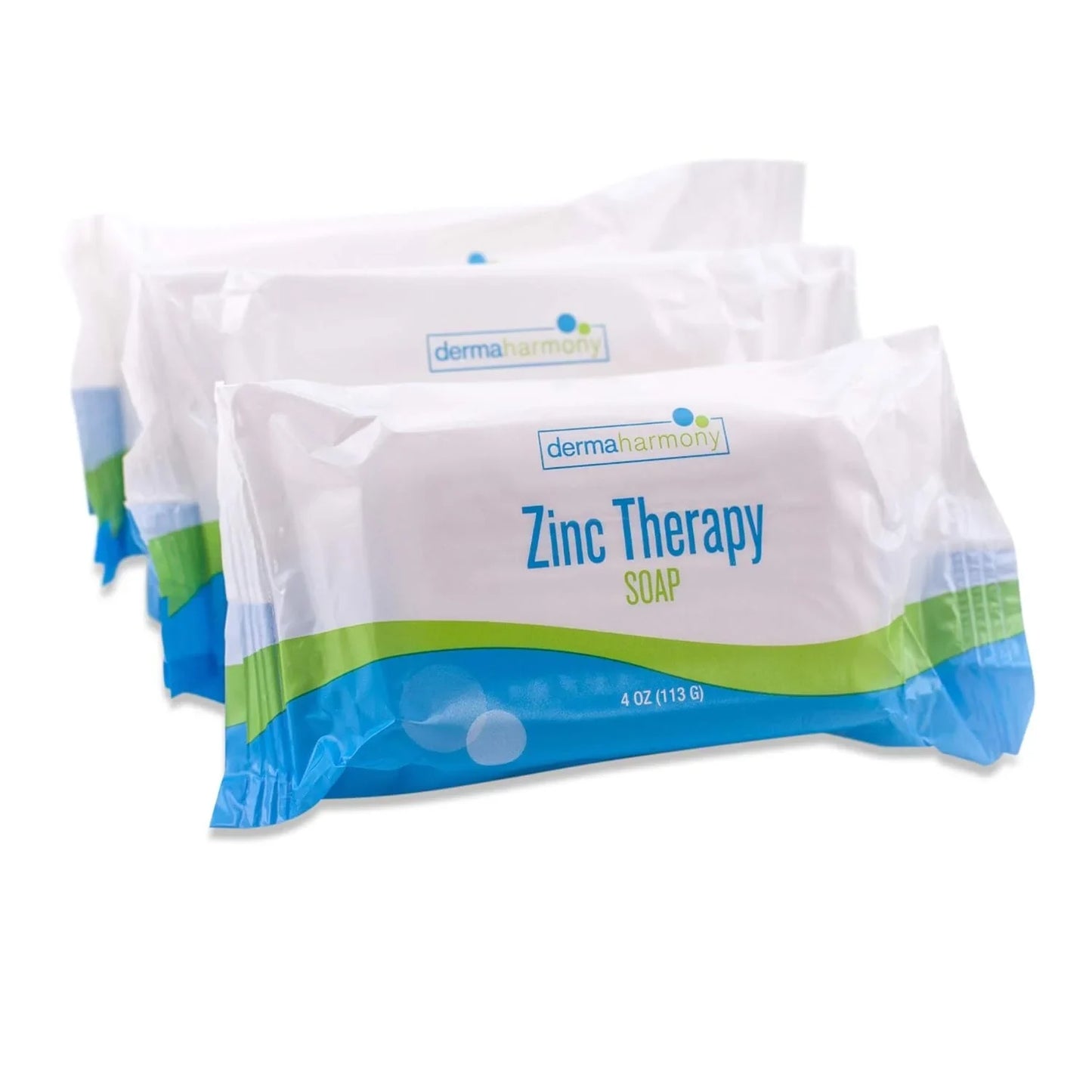 Pyrithione Zinc (Znp) Therapy Soap 4 Oz Bars - 3 Pack - for Seborrhea and Dandruff - USA in UK