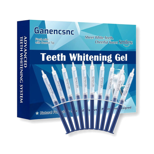 Ganencsnc Teeth Whitening Gel Refill Syringes 35% Carbamide Peroxide 10 x 3 ml