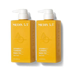 Medix 5.5 Vitamin C + Turmeric Body Cream 444 ml (15 fl oz), Pack of 2