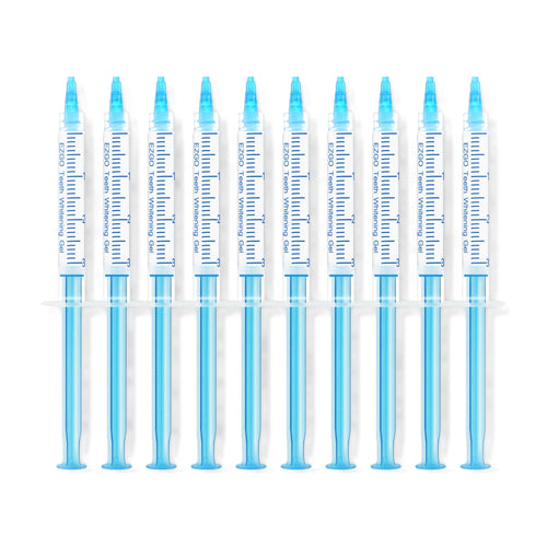 EZGO Teeth Whitening Gel Refill Syringes 22% Carbamide Peroxide 10 x 3ml