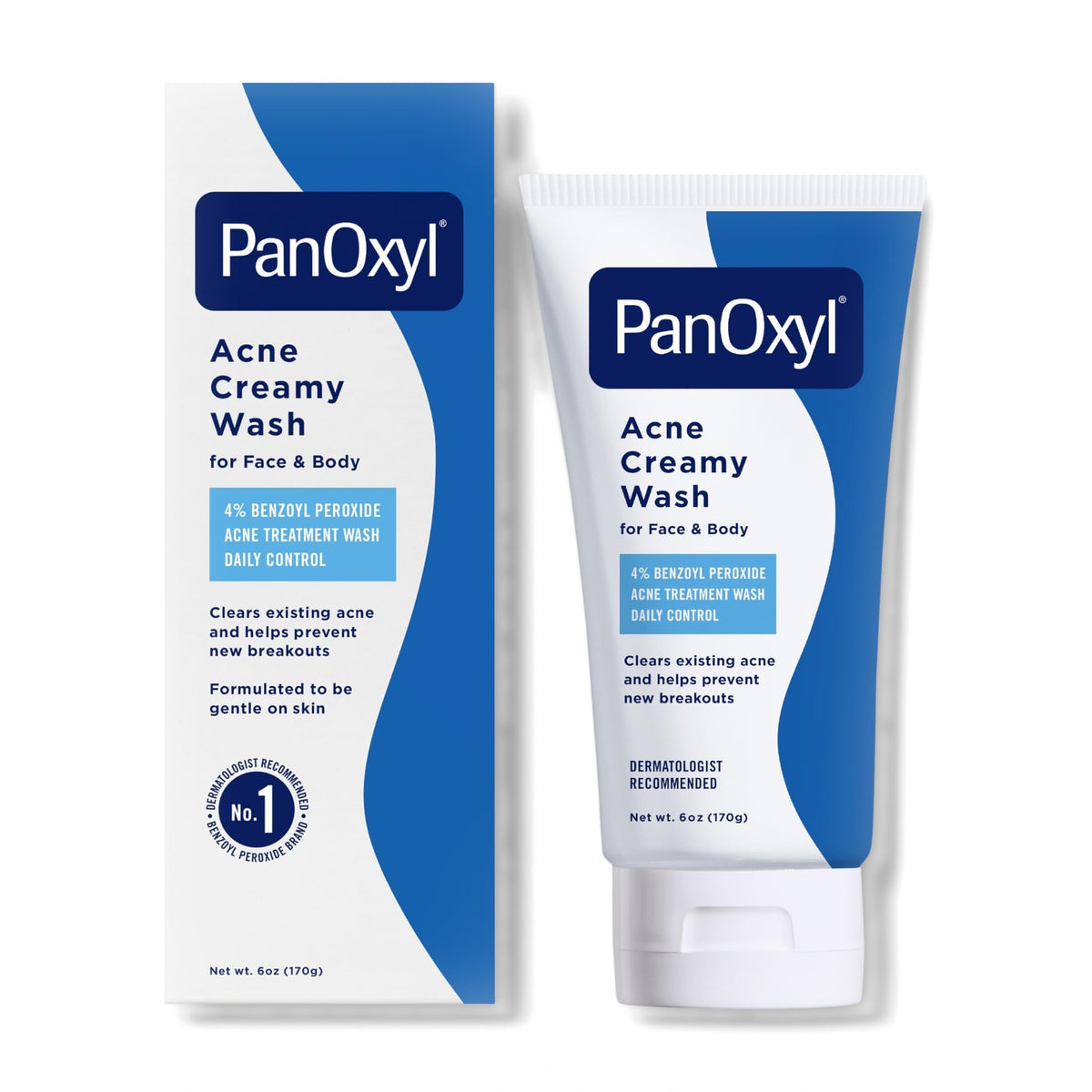 PanOxyl Creamy Wash 4% Benzoyl Peroxide 170 g