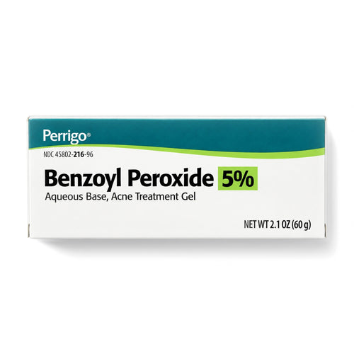 Perrigo Benzoyl Peroxide 5% Acne Treatment Gel 2.1 oz (60 g)